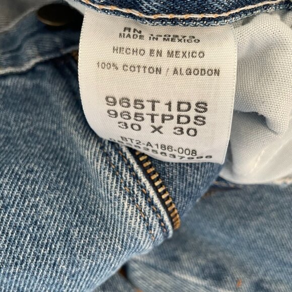 Wrangler Five Star Premium Denim Regular Fit Jean 965T1DS Size 30 x 30 - Picture 4 of 12